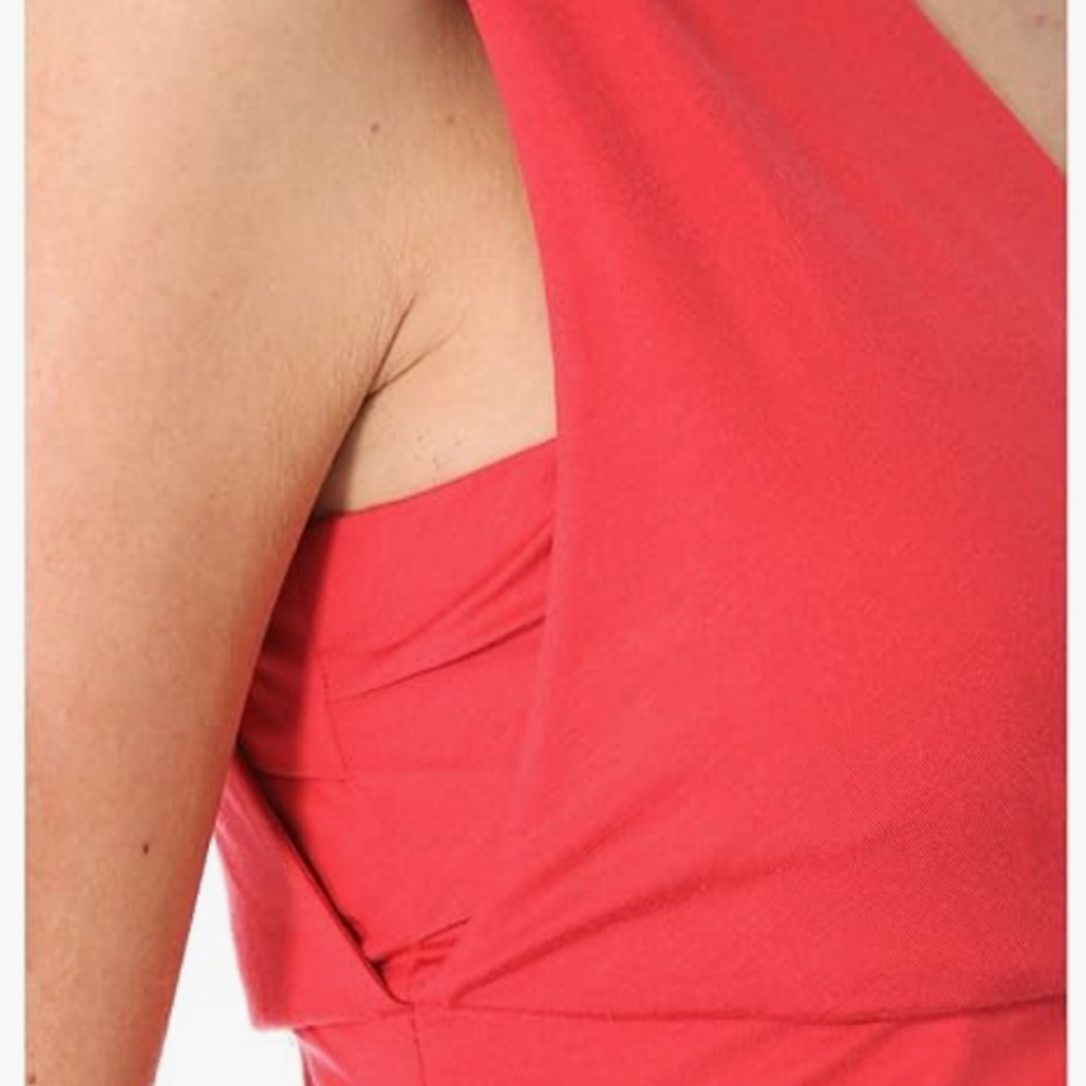 DVF DIANE von FURSTENBERG Parker Jersey Dress in Poppy Red - Picture 2 of 7